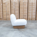 The Baxter Accent Chair - Ivory available to purchase from Warehouse Furniture Clearance at our next sale event.