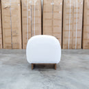 The Baxter Accent Chair - Ivory available to purchase from Warehouse Furniture Clearance at our next sale event.