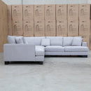 The Delta Deep Seated Corner Lounge - Silver available to purchase from Warehouse Furniture Clearance at our next sale event.