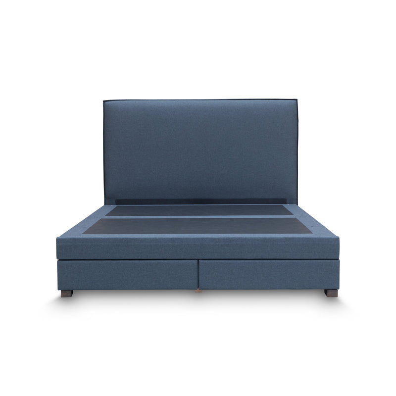 The Hayman Gas Lift & Drawer Storage King Bed - Charcoal available to purchase from Warehouse Furniture Clearance at our next sale event.