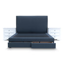 The Hayman Gas Lift & Drawer Storage King Bed - Charcoal available to purchase from Warehouse Furniture Clearance at our next sale event.