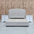 The Emily Double Fabric Storage Bed – Oat White
