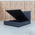 The Hayman Gas Lift & Drawer Storage King Bed - Charcoal