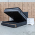 The Hayman Gas Lift & Drawer Storage King Bed - Charcoal