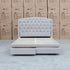 The Emily Double Fabric Storage Bed – Oat White