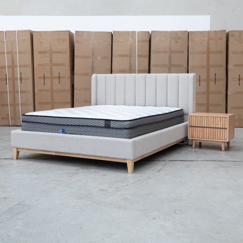 The Urban Two Drawer Australian Messmate Hardwood Bedside