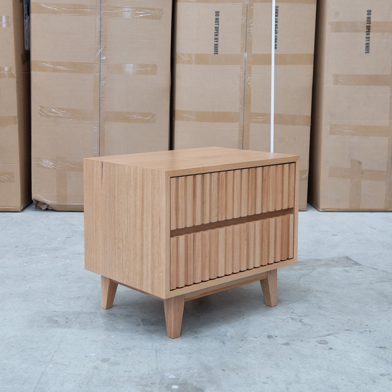 The Urban Two Drawer Australian Messmate Hardwood Bedside
