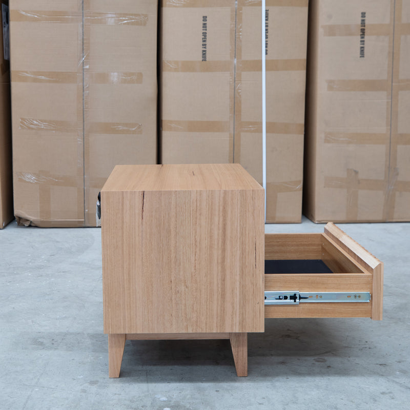 The Urban Two Drawer Australian Messmate Hardwood Bedside