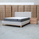 The Southport Two Drawer Messmate Bedside available to purchase from Warehouse Furniture Clearance at our next sale event.