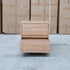 The Lana Two Drawer Australian Messmate Hardwood Bedside