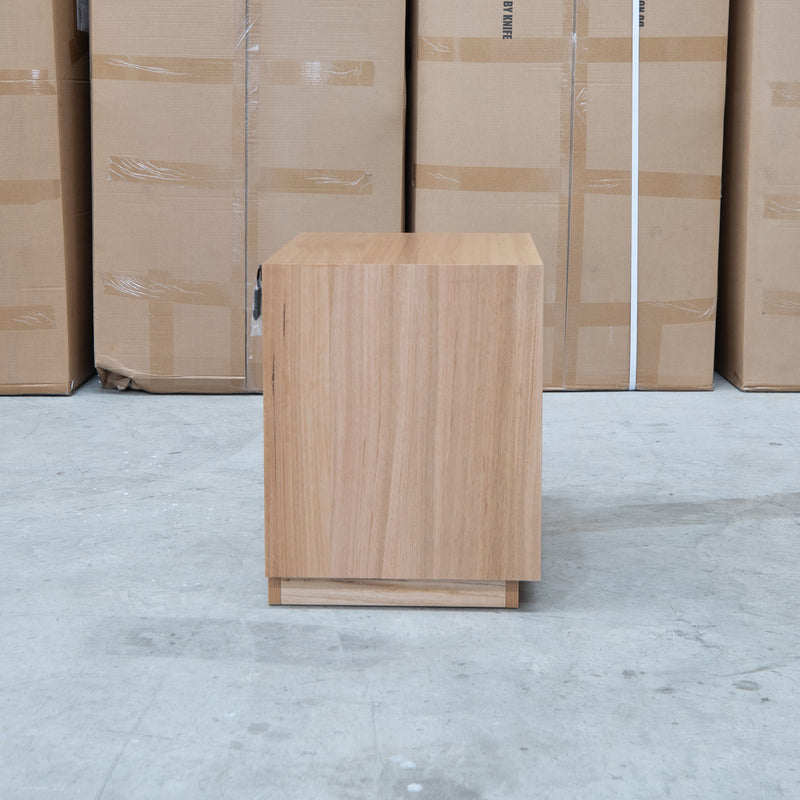 The Lana Two Drawer Australian Messmate Hardwood Bedside