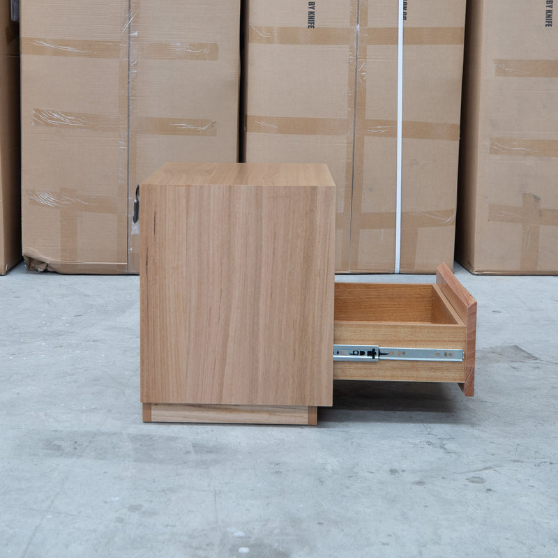 The Lana Two Drawer Australian Messmate Hardwood Bedside