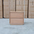 The Southport Two Drawer Australian Messmate Hardwood Bedside - Natural