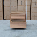 The Southport Two Drawer Messmate Bedside available to purchase from Warehouse Furniture Clearance at our next sale event.