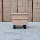 The Byron Two Drawer Messmate Bedside available to purchase from Warehouse Furniture Clearance at our next sale event.