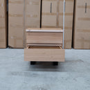 The Byron Two Drawer Messmate Bedside available to purchase from Warehouse Furniture Clearance at our next sale event.
