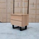 The Byron Two Drawer Messmate Bedside available to purchase from Warehouse Furniture Clearance at our next sale event.