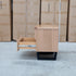 The Byron Two Drawer Australian Messmate Hardwood Bedside