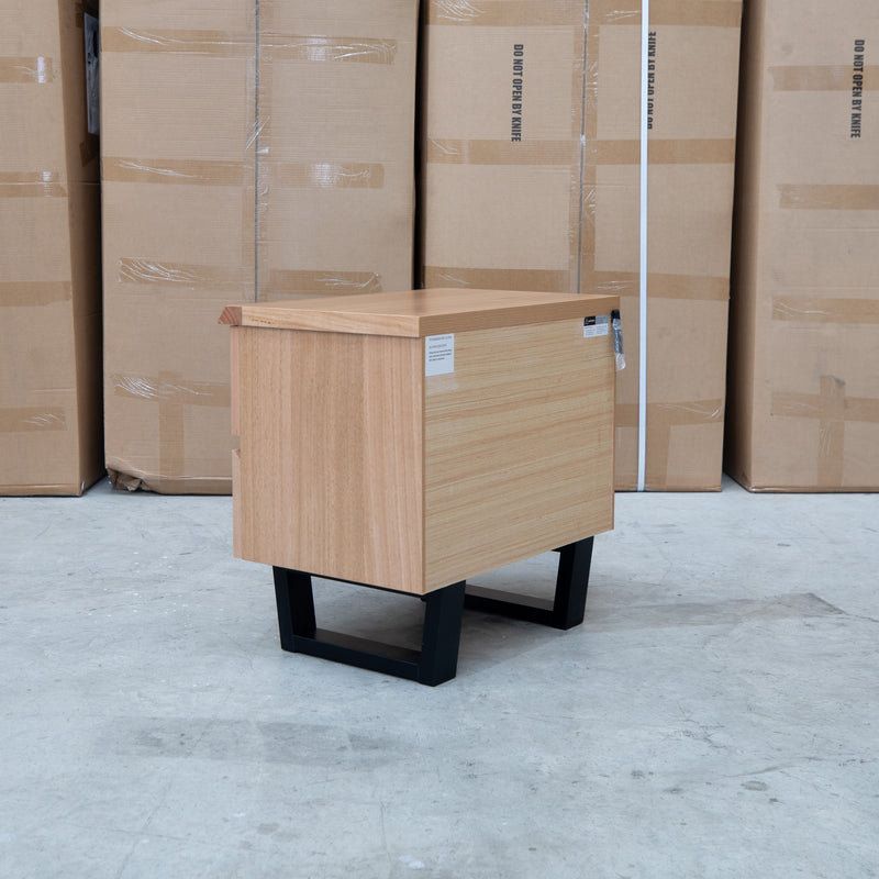 The Byron Two Drawer Australian Messmate Hardwood Bedside