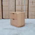 The Bentley Curved Two Drawer Australian Messmate Hardwood Bedside