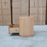 The Bentley Curved Two Drawer Australian Messmate Hardwood Bedside