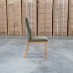 The Belvedere Dining Chair Natural - Olive available to purchase from Warehouse Furniture Clearance at our next sale event.