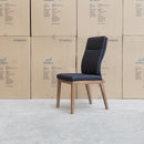 The Belvedere Dining Chair Natural - Black available to purchase from Warehouse Furniture Clearance at our next sale event.