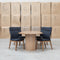The Belvedere Dining Chair Natural - Black available to purchase from Warehouse Furniture Clearance at our next sale event.