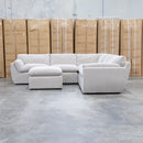 Bradford Modular Corner Lounge with Ottoman - Sand