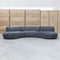 Bentley Curved Three Seat Sofa - Charcoal