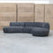 Bentley Curved Three Seat Sofa - Charcoal