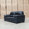 The Berkshire Three Seat Leather Sofa - Black available to purchase from Warehouse Furniture Clearance at our next sale event.