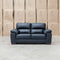 The Berkshire Two Seat Leather Sofa - Black available to purchase from Warehouse Furniture Clearance at our next sale event.