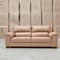 The Berkshire Three Seat Leather Sofa - Tan available to purchase from Warehouse Furniture Clearance at our next sale event.