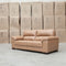 The Berkshire Three Seat Leather Sofa - Tan available to purchase from Warehouse Furniture Clearance at our next sale event.