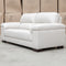 The Berkshire Three Seat Leather Sofa - White available to purchase from Warehouse Furniture Clearance at our next sale event.