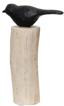 The Bird On Log Tall - Black/Natural - FM94 - Available In-Store Only available to purchase from Warehouse Furniture Clearance at our next sale event.