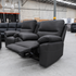 Bayview Single Electric Leather Recliner - Black
