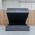 Blake King Upholstered Gas Lift Storage Bed - Charcoal - Warehouse Furniture Clearance