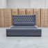 The Blake King Upholstered Gas Lift Storage Bed - Charcoal