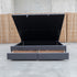 The Blake Queen Upholstered Gas Lift Storage Bed - Charcoal