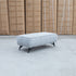 The Bliss Fabric Ottoman - Pewter