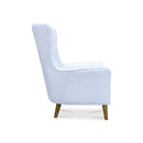 The Lily Accent Chair - Ivory Boucle Fabric available to purchase from Warehouse Furniture Clearance at our next sale event.