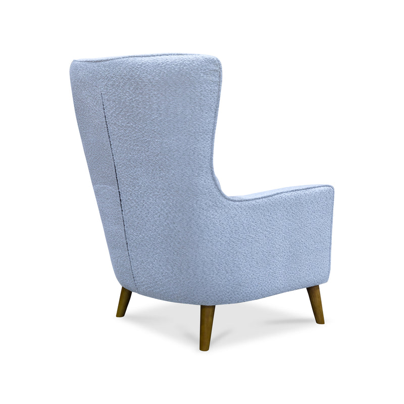The Lily Accent Chair - Light Grey Boucle Fabric available to purchase from Warehouse Furniture Clearance at our next sale event.