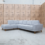 The Bristol LHF Corner Chaise Lounge - Whisper available to purchase from Warehouse Furniture Clearance at our next sale event.