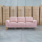 The Bristol Three Seat Fabric Sofa - Dust available to purchase from Warehouse Furniture Clearance at our next sale event.