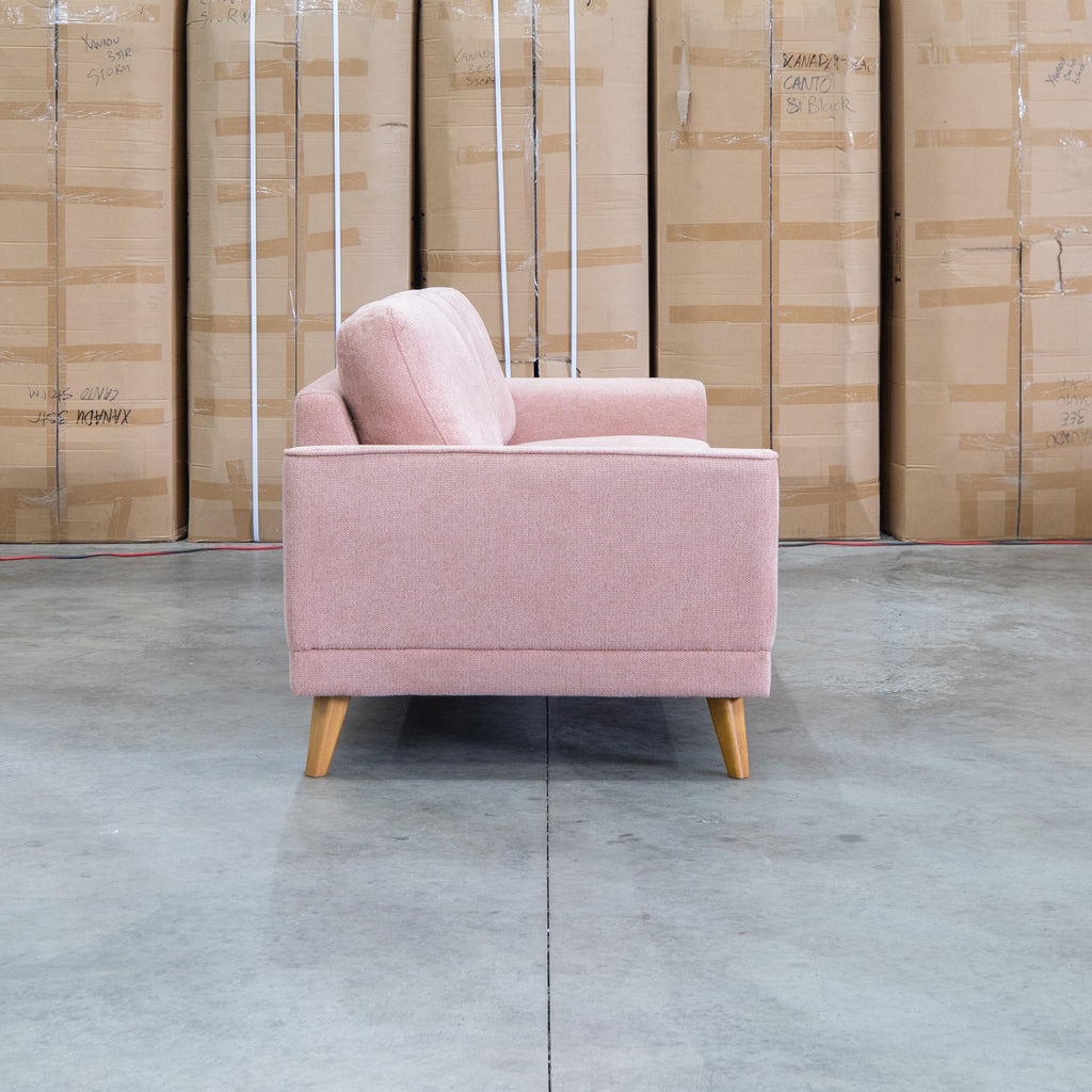 The Bristol Three Seat Fabric Sofa - Dust available to purchase from Warehouse Furniture Clearance at our next sale event.