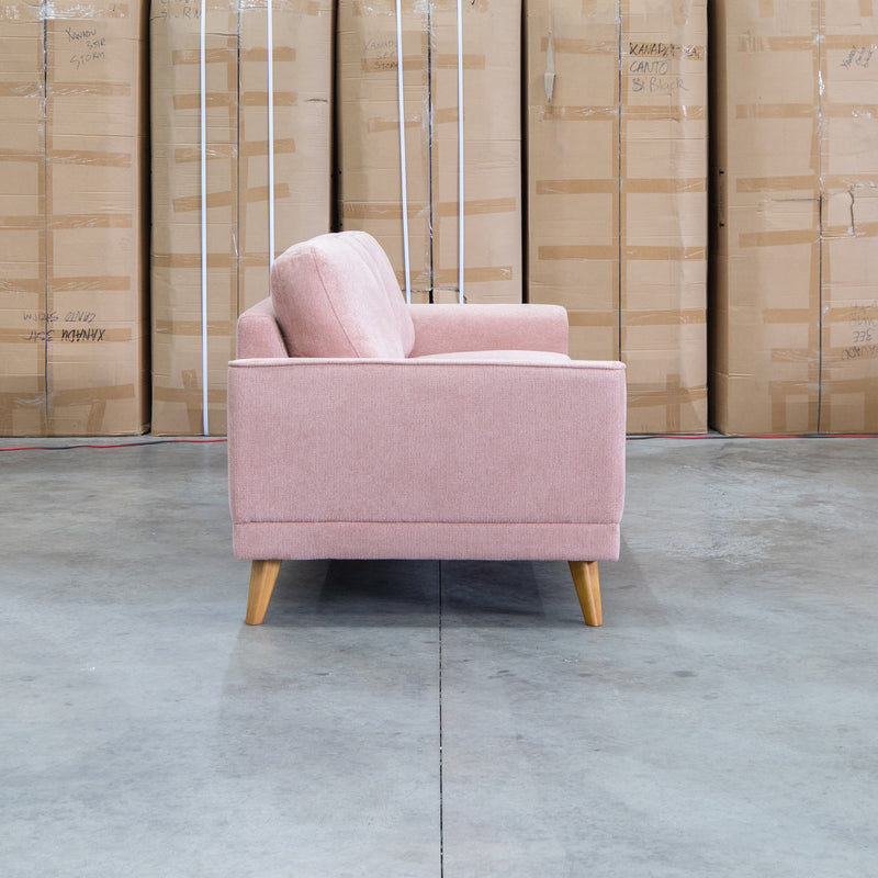 The Bristol Three Seat Fabric Sofa - Dust