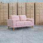 The Bristol Two Seat Fabric Sofa - Dust available to purchase from Warehouse Furniture Clearance at our next sale event.