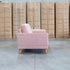 The Bristol Two Seat Fabric Sofa - Dust